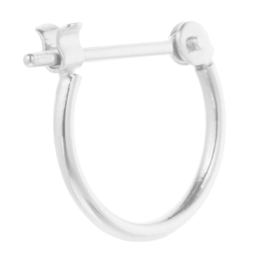 フープピアス プラチナ900 pt900 ミニ スナップ 華奢 細身 小さい