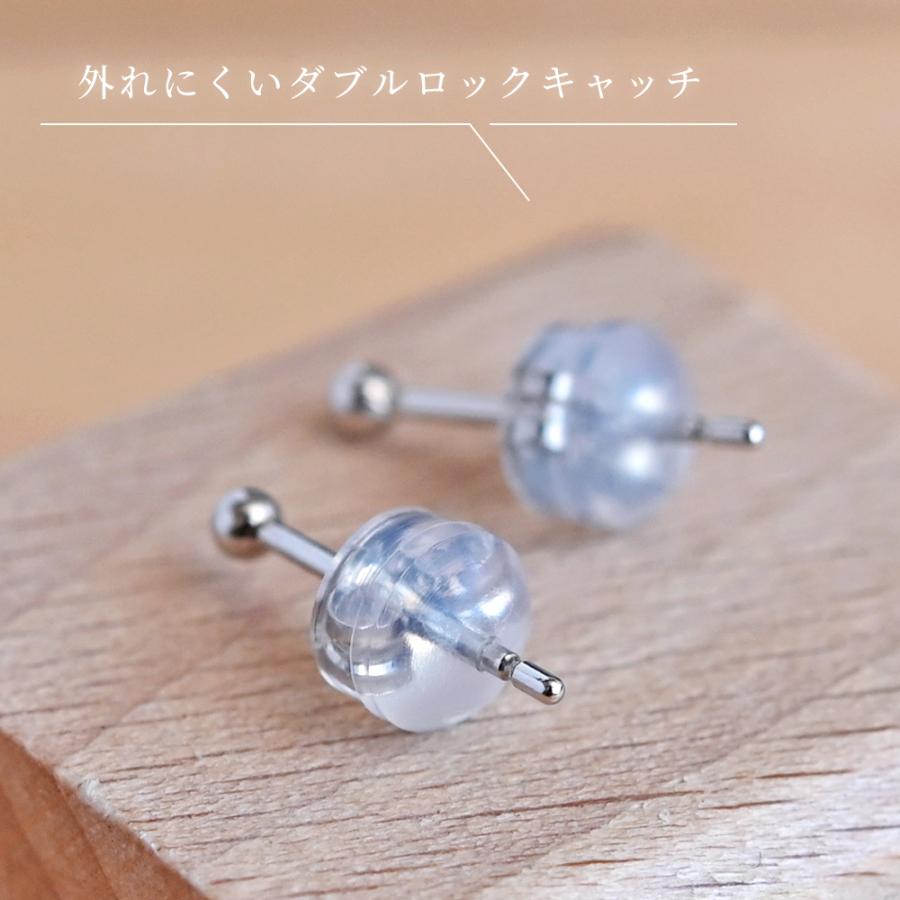 プラチナ900 2mmボールピアス Pt900 シルバー 丸玉 シリコン プラチナ900 2mmボールピアス Pt900 シルバー 丸玉 シリコン
