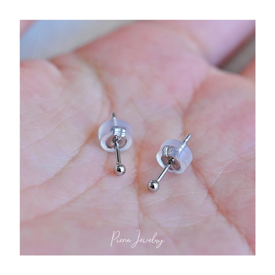 ♪( ´▽｀)みーちゃん専用、プラチナの パールのトップとピアス プラチナ900 ボールピアス レディース メンズ isi-320006-000