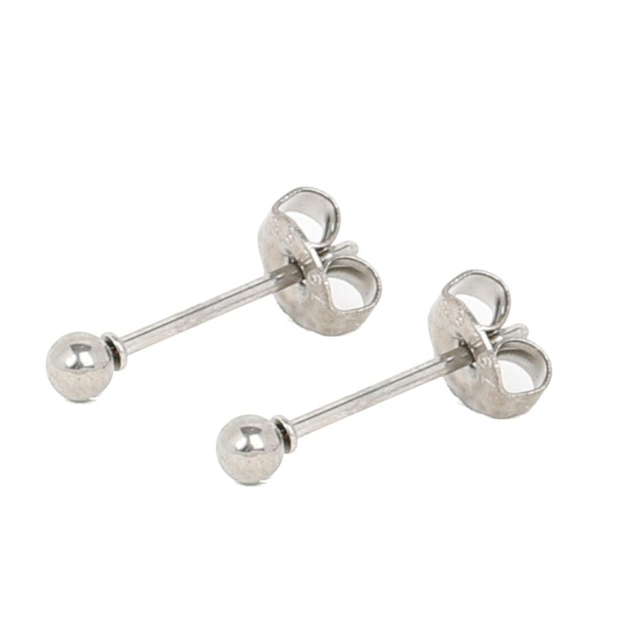 スタッドピアス メンズ レディース エバーメタル製 日本製 EVERMETAL