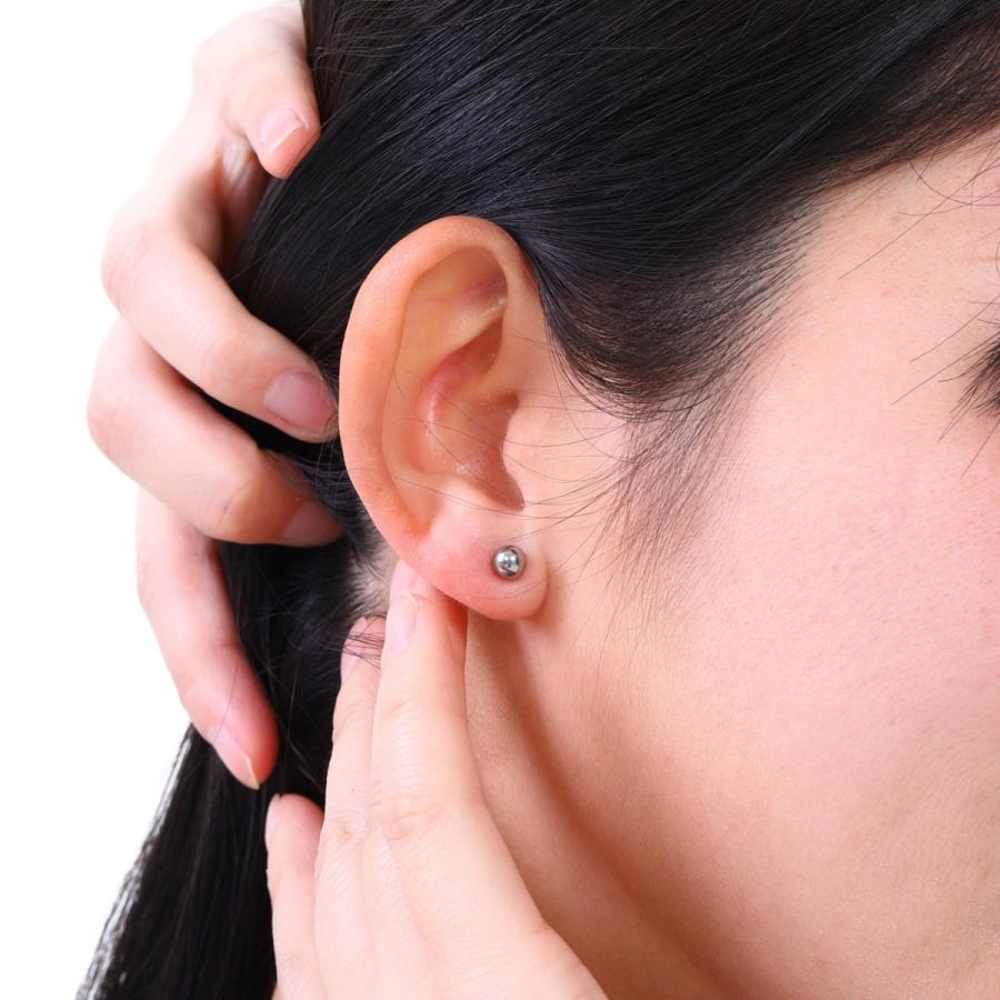 スタッドピアス メンズ レディース エバーメタル製 日本製 EVERMETAL