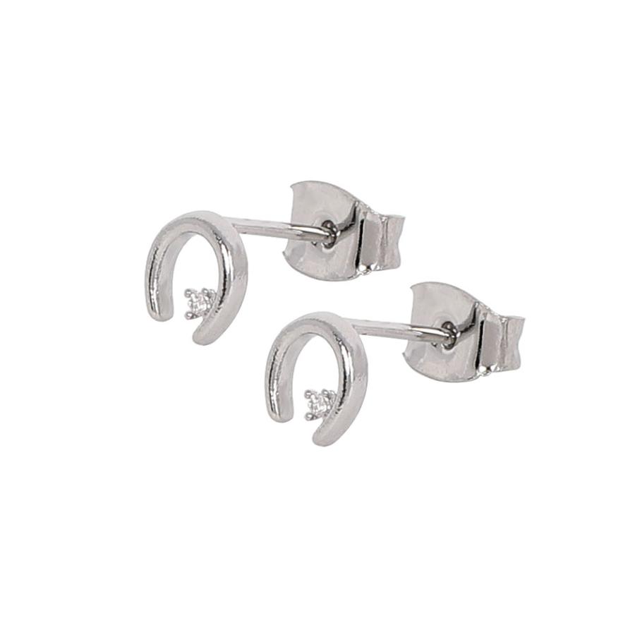 スタッドピアス 馬蹄 蹄鉄 ホースシュー 逆さU字 パーフェクト