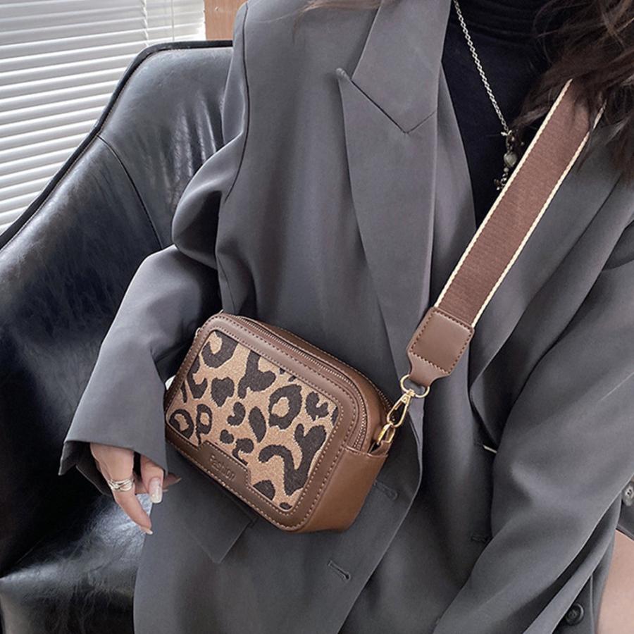 ショルダーバッグ レディース 春夏秋冬 ミニ スクエア ジップ 合皮