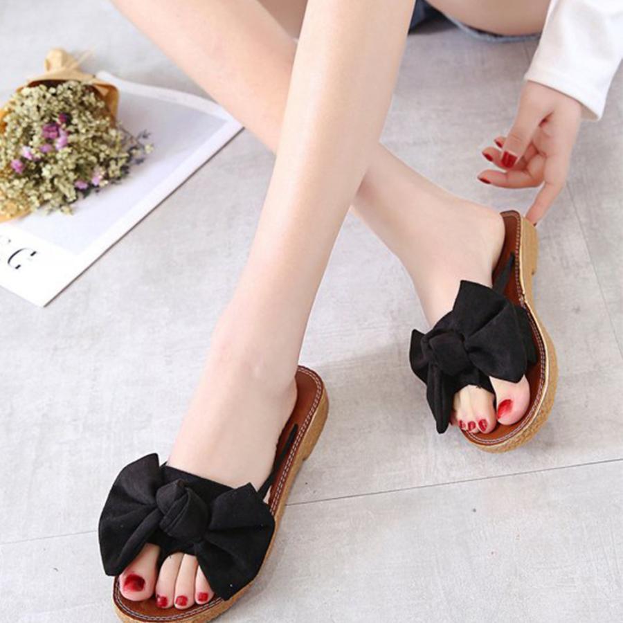 サンダル レディース 春夏 フラット ミュール ビッグリボン 合成繊維 靴底が柔らかい Ns 3jianlong 024 アクセサリーショップ Piena 通販 Yahoo ショッピング