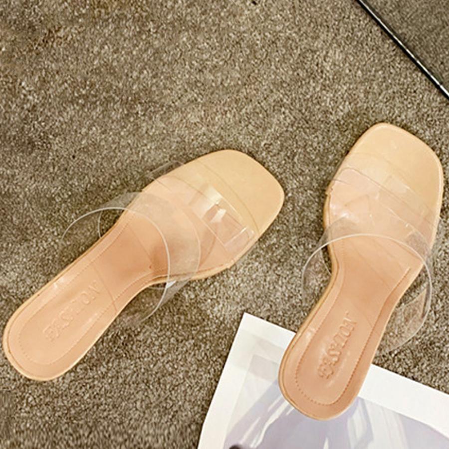 MM6 クリア　PVC ヒールサンダル　新品未使用 MM6 MAISON MARGIELA SANDAL クリアサンダル