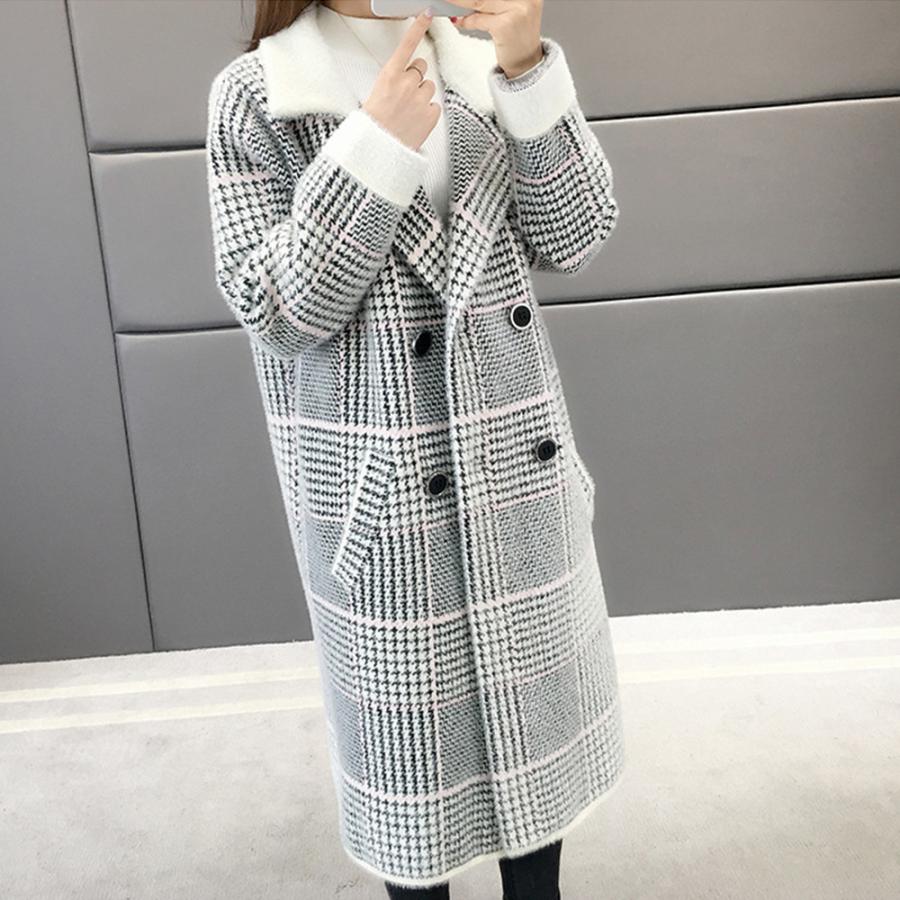 チェスターコート レディース 秋冬 折り襟 ボタン ポケット 膝丈