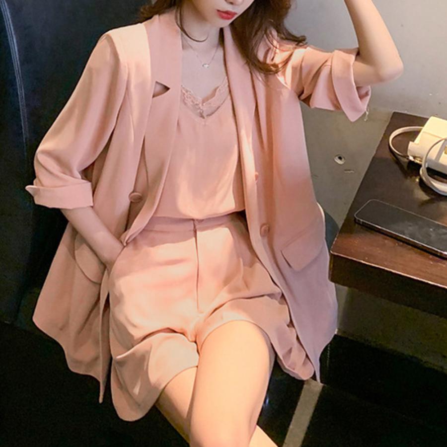 【値下げ中！】ショートクロスキャミソール＆レギンスセットアップ ピンクM SUKALA】ショートクロスキャミソール＆レギンスセットアップ(XS