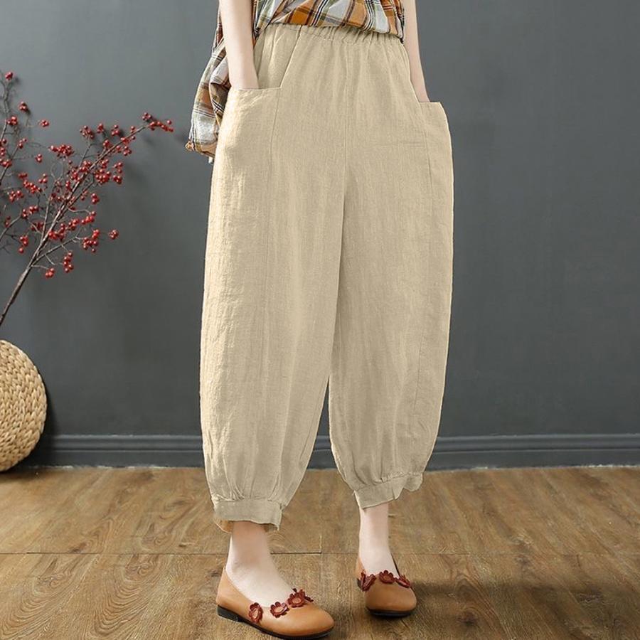 最終値下げ R&D.M.Co. 薄紫 サルエルパンツ ウエストゴム仕様 KOEISTORE サルエルパンツ レディース ストレッチ 秋 冬 秋冬