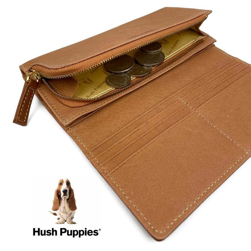 二つ折り長財布 メンズ 春夏秋冬 L字ファスナー小銭入れ 牛革 Hush