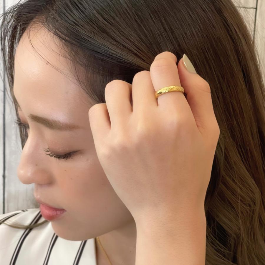 リング ハワイアンジュエリー 波 お花 ニッケルフリー リードフリー