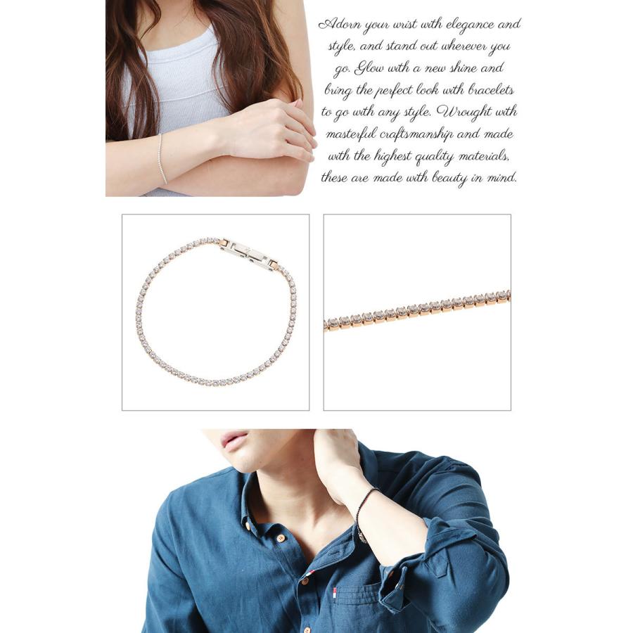 ブレスレット サージカルステンレス製 キュービックジルコニア 金属アレルギー対応 Zanipolo Terzini 爆買の画像