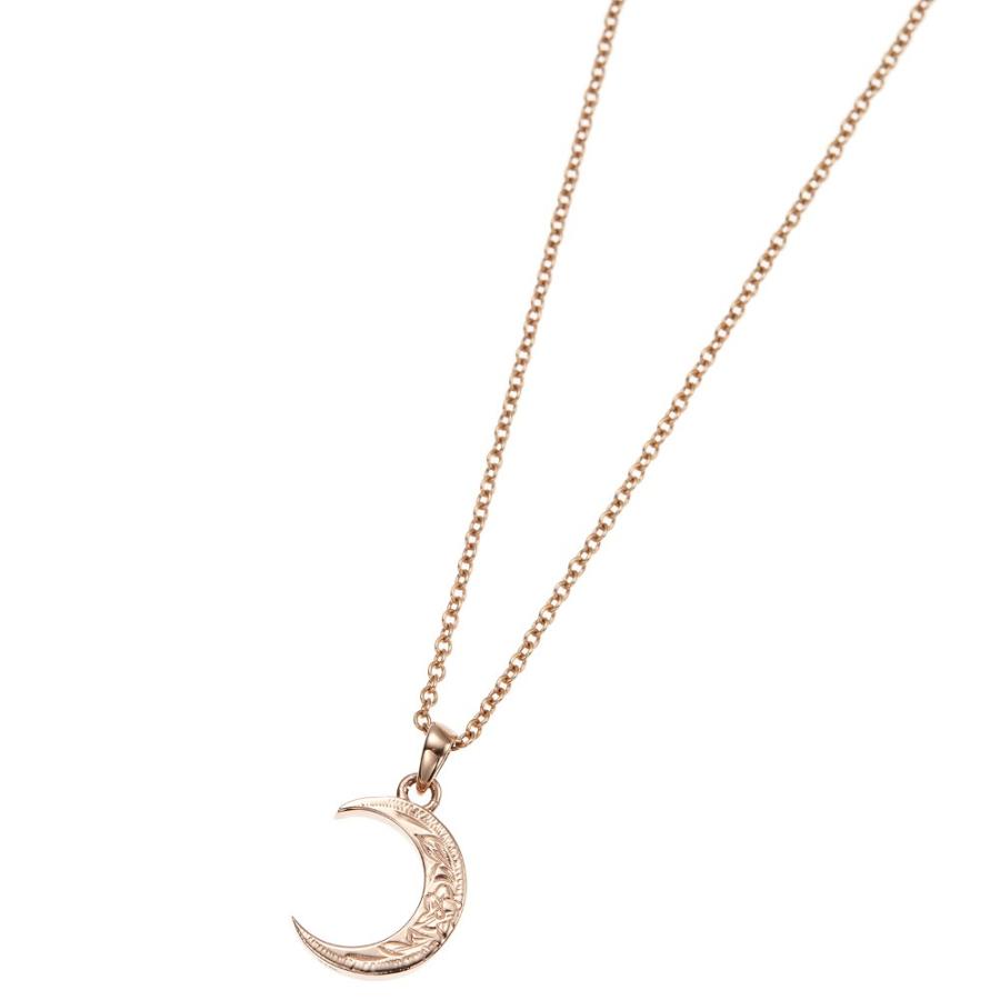 ハワイアンジュエリー　三日月 チェーン込 三日月×ハワイアンジュエリー ネックレス | fortuna esse