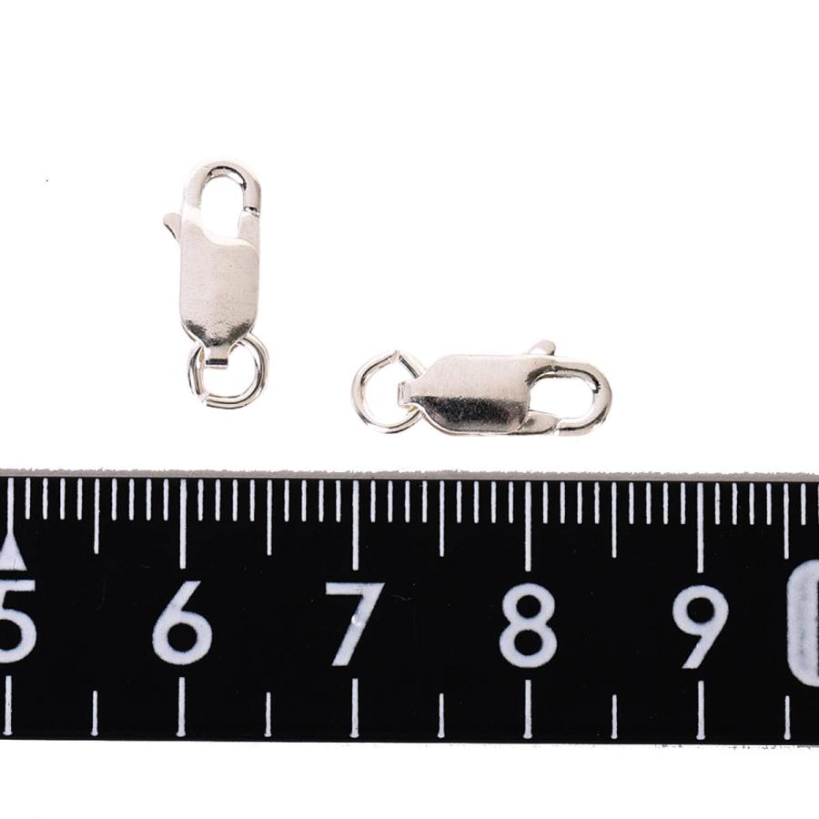 ネックレスフック シルバー925 ロブスター 11.0mm 2個 ひきわ シルバー