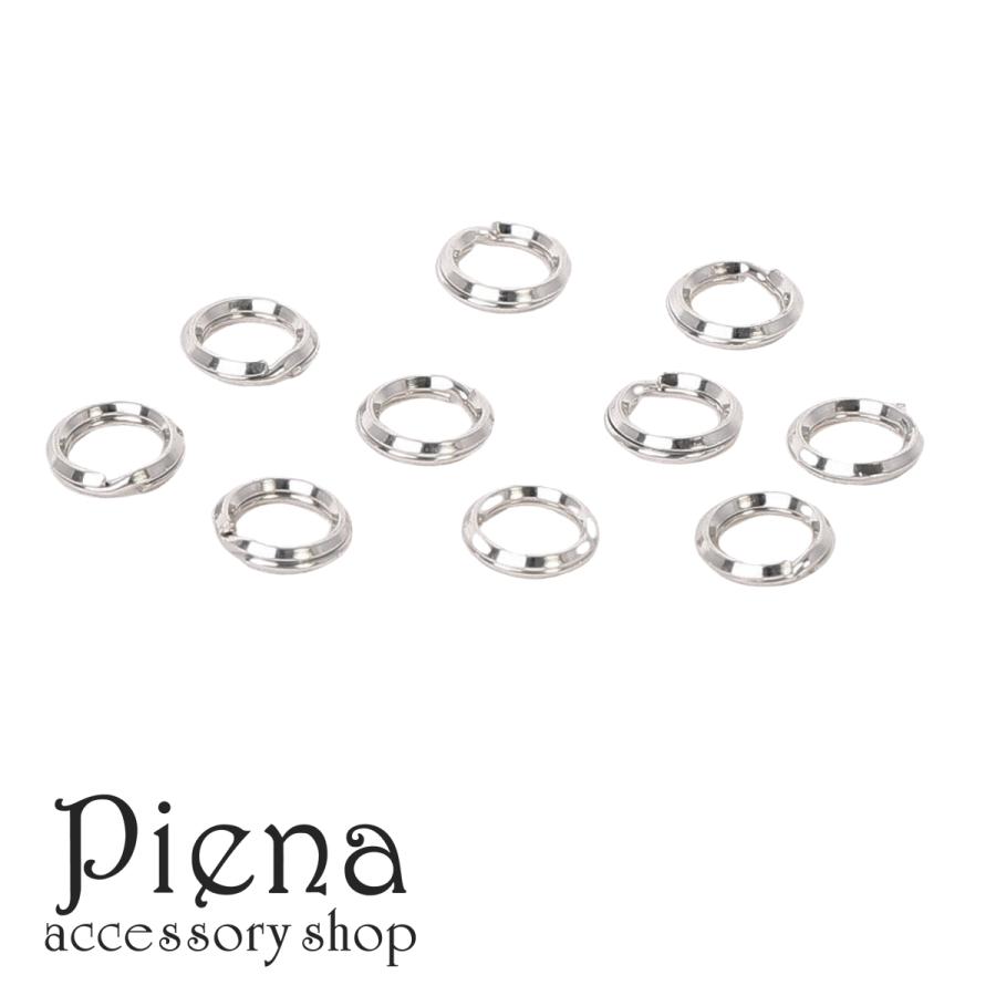 シルバー925 二重カン 6.2mm 10個 接続金具 丸環 マルカン 接続パーツ 金属アレルギー対応 爆買