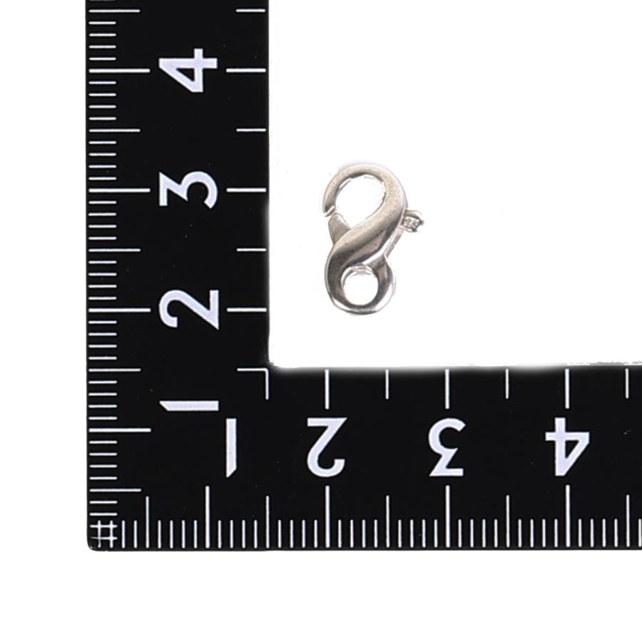 シルバー925 インフィニティクラスプ 13mm 1個 アクセサリーパーツ 留め具 金属アレルギー対応 爆買