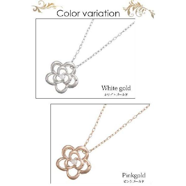 お花ネックレス レディース ペンダント ダイヤモンド フラワー お花ネックレス レディース ペンダント ダイヤモンド フラワー