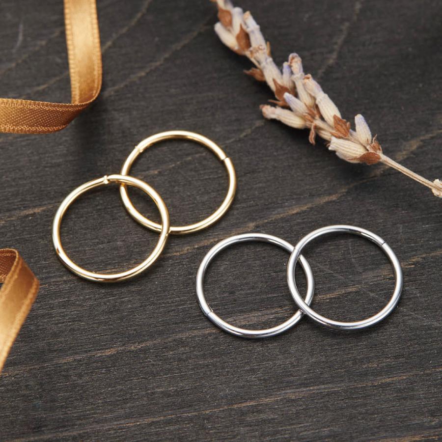 【値下げ】18金Moissaniteピアス　ユニセックス 大セール❣️ フロージュ florge 金属アレルギー対応 ユニセックス丸玉ボール