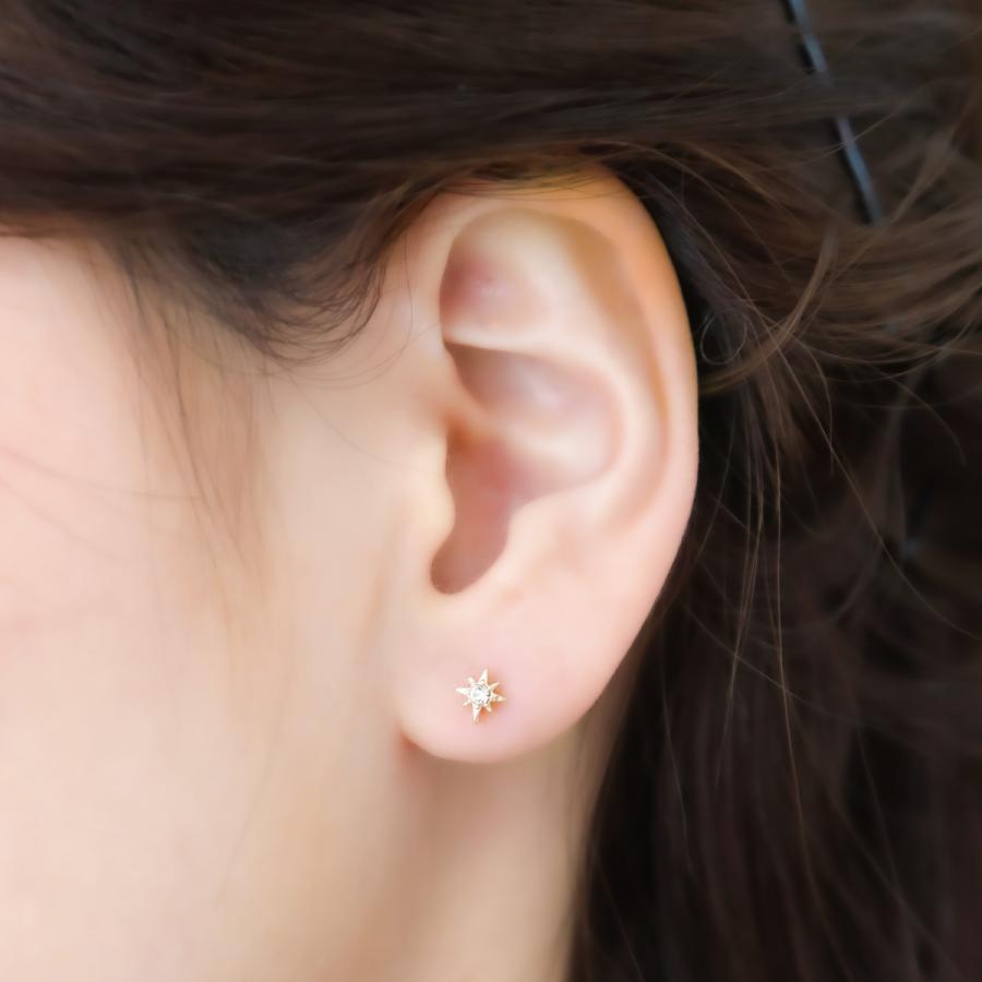 ボディピアス サージカルステンレス316L製 キュービックジルコニア 18G