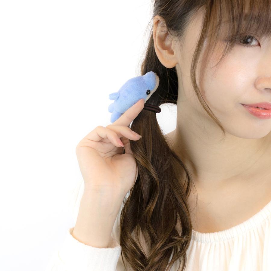 ヘアゴム アニマル イルカ ペンギン ヌイグルミ ヘアポニー トイ ヘア