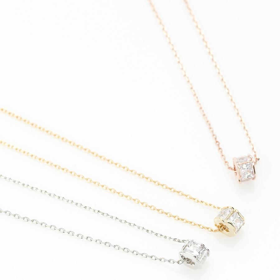 レディース ネックレス リング キュービックジルコニア スライドビーズ 長さ調節可能 可愛い シンプル Ss Pdt 306 アクセサリーショップ Piena 通販 Yahoo ショッピング