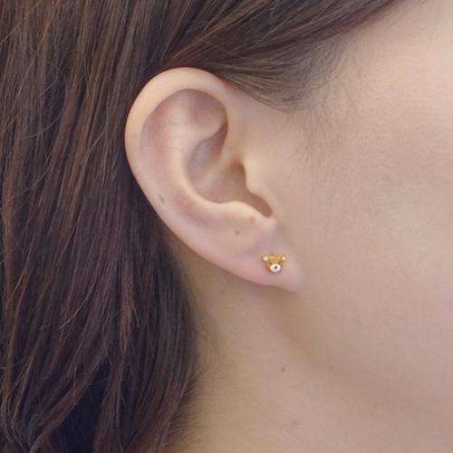 ピアス セット くま レディース サージカルステンレス製ポスト 金属