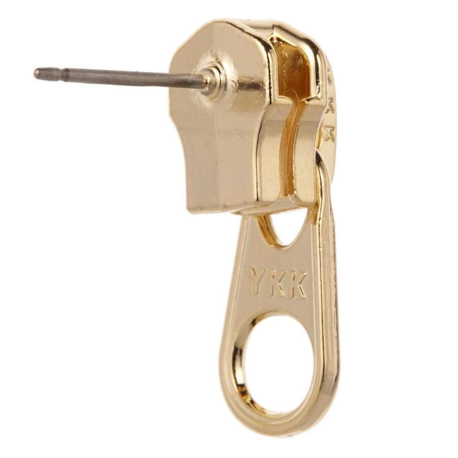 ピアス スタッドピアス 片耳用 ユニーク 個性的 ファスナー