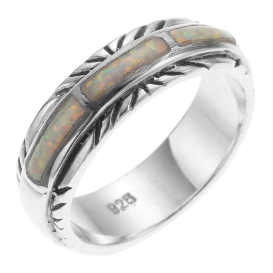 リング シルバー925 オパール ネリターコイズ ネイティブ インディアン