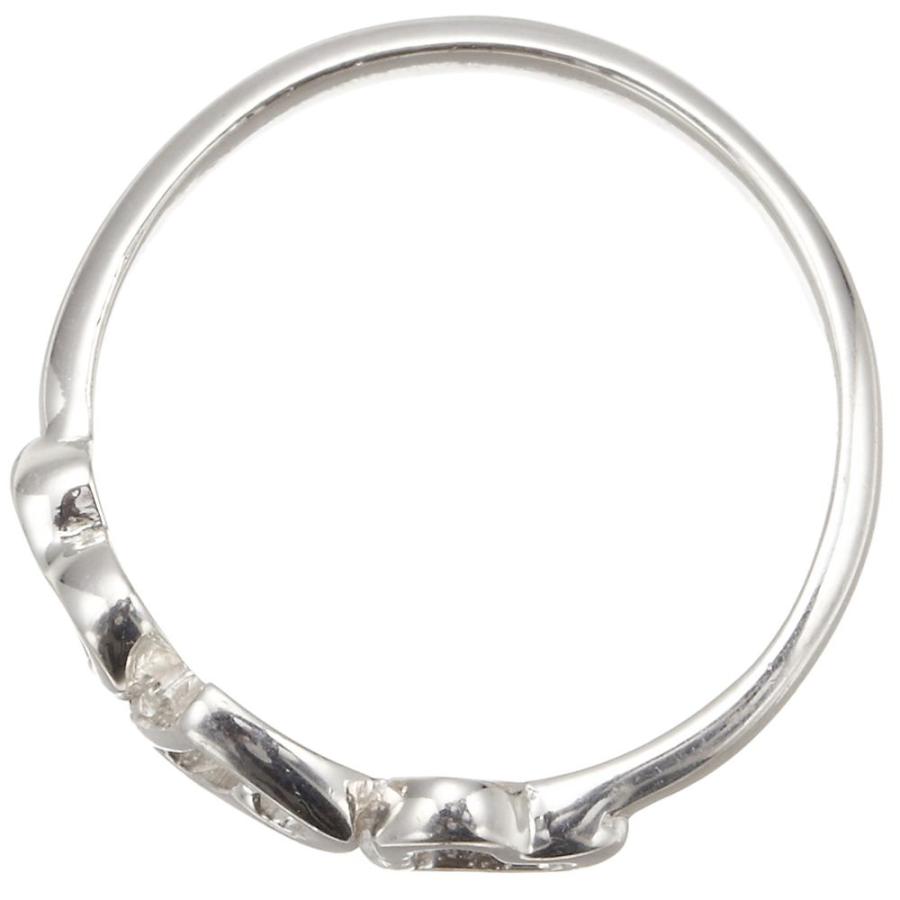 リング 指輪 シルバー925製 透かし彫 3つのオープンハート キュート