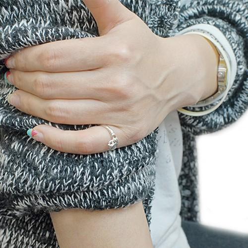 リング 指輪 シルバー925製 ハート 王冠 ティアラ シルバージュエリー