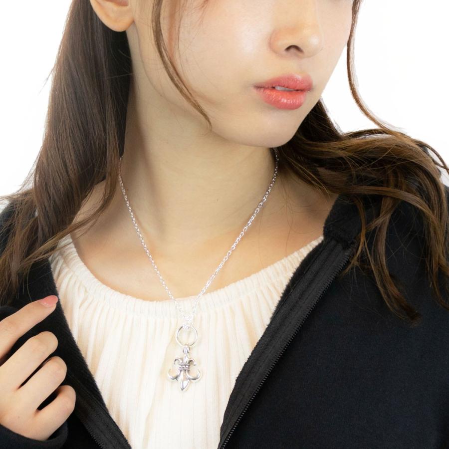 ネックレス ハワイアンジュエリー シルバー925 百合の紋章 ネックレス ハワイアンジュエリー シルバー925 百合の紋章