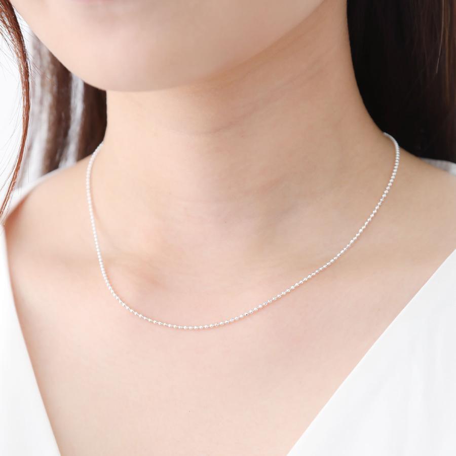 ネックレス シルバー925 カットボールチェーン シルバーチェーン ネックレス シルバー925 カットボールチェーン シルバーチェーン