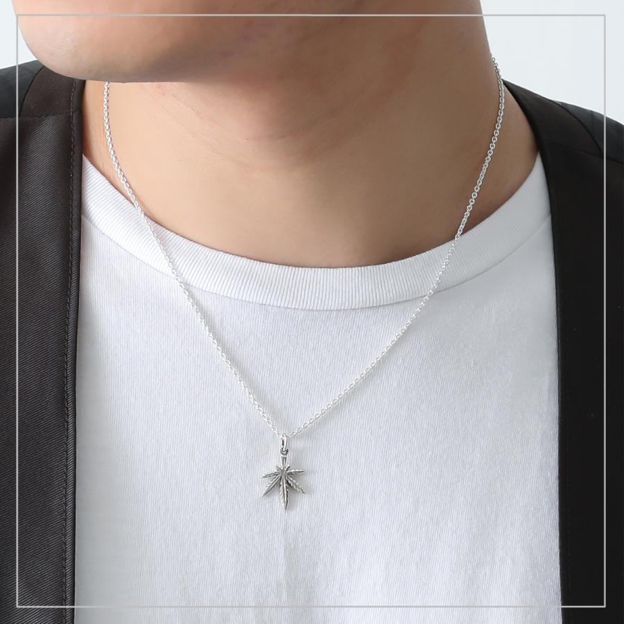 ネックレス シルバー925製 マリファナリーフ 葉っぱ ガンジャ ネックレス シルバー925製 マリファナリーフ 葉っぱ ガンジャ