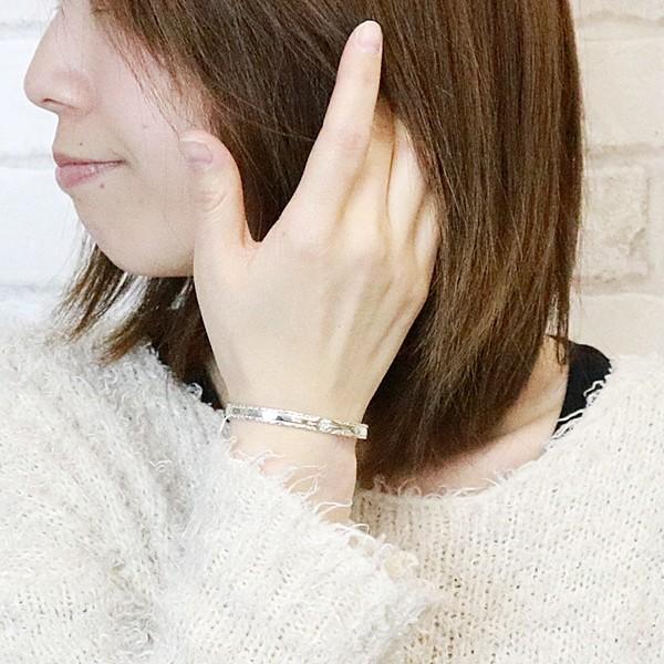 レディースバングル シルバー925 スターリングシルバー シルバー