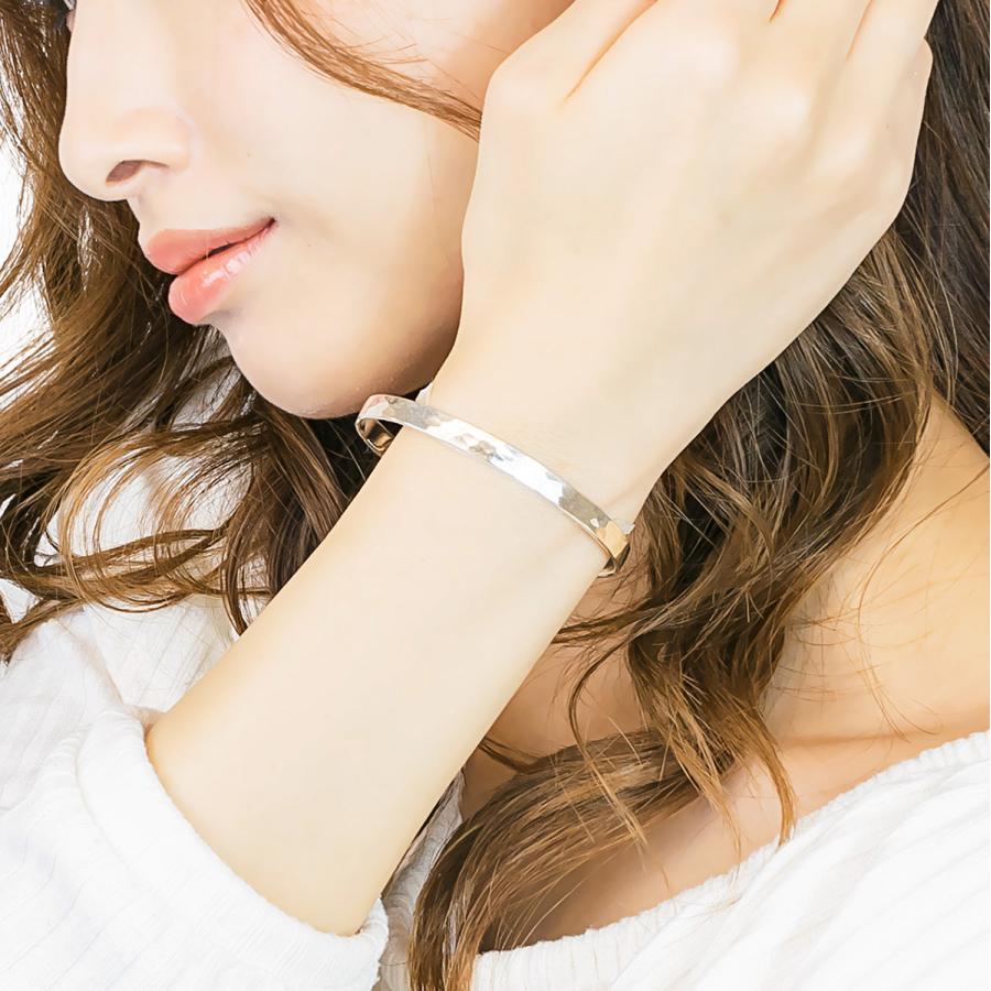 バングル ブレスレット シルバー925製 腕周り20cm シンプル 繊細 バングル ブレスレット シルバー925製 腕周り20cm シンプル 繊細