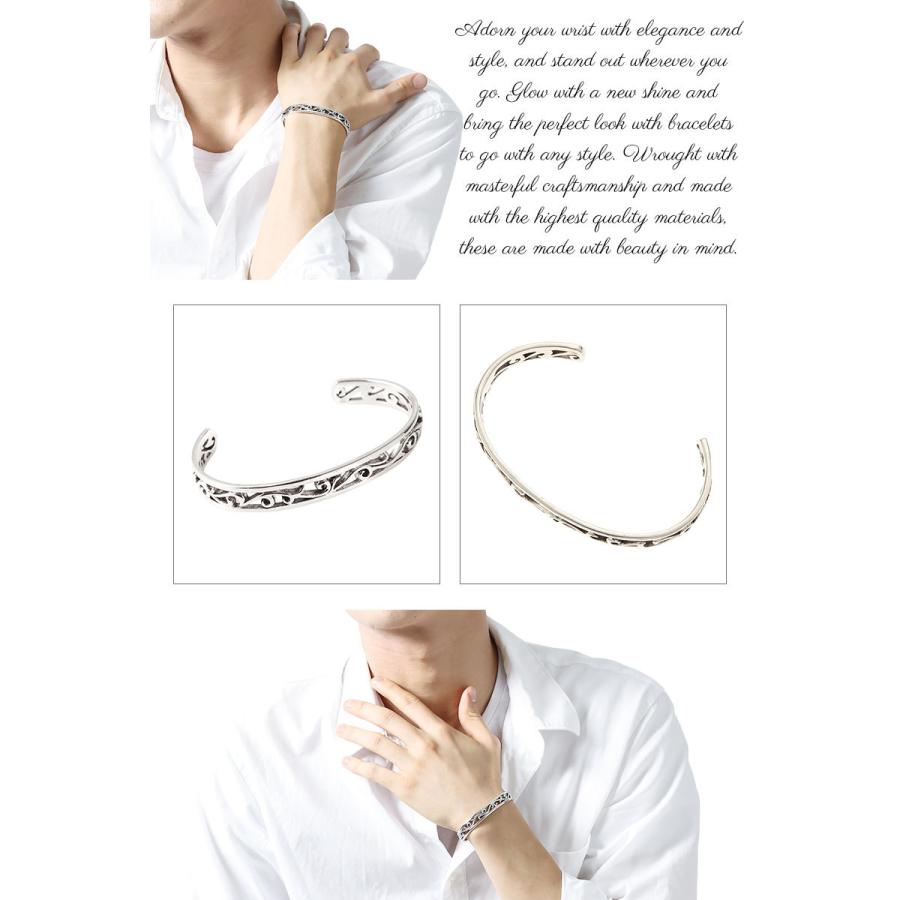 シルバー925 バングル 編み込み 高品質 ユニセックス 太幅 重厚 お洒落 quip queint｜tradition mix bracelet シルバー925 ブレスレット