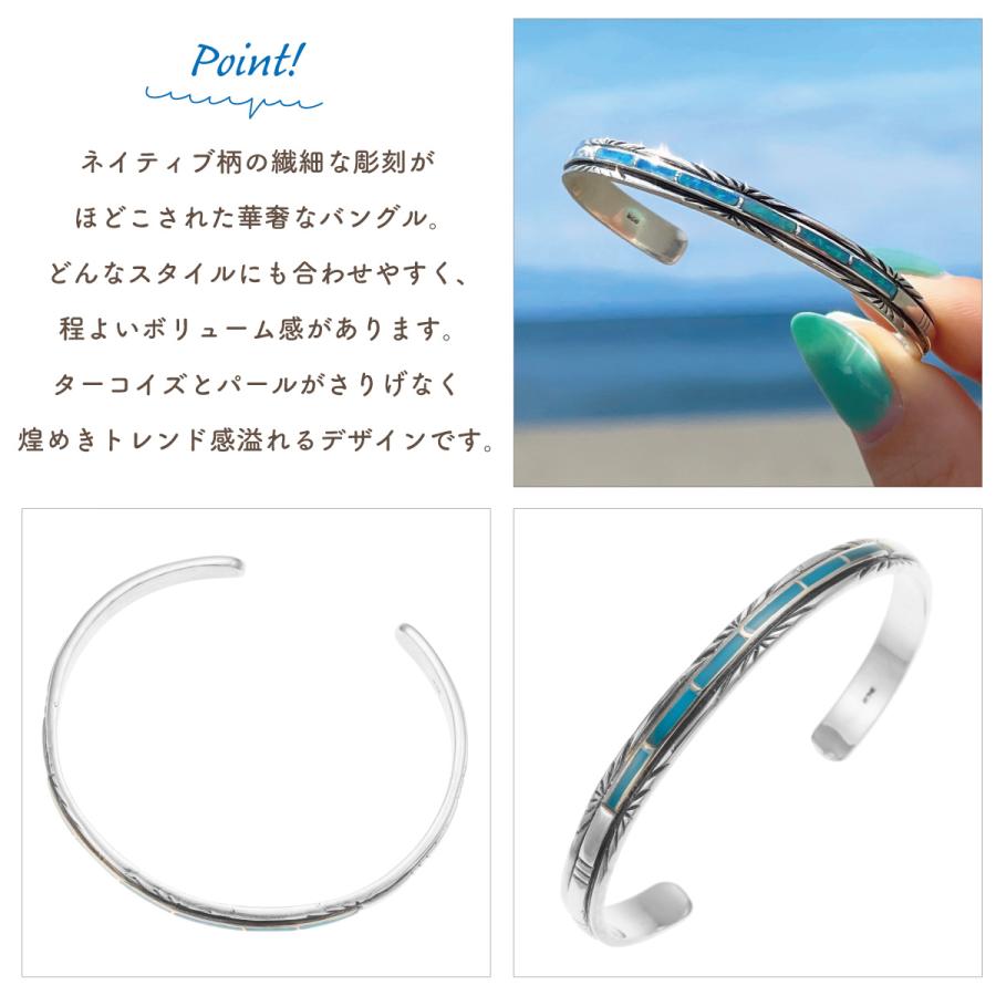 バングル ブレスレット シルバー925 オパール ターコイズ バングル ブレスレット シルバー925 オパール ターコイズ
