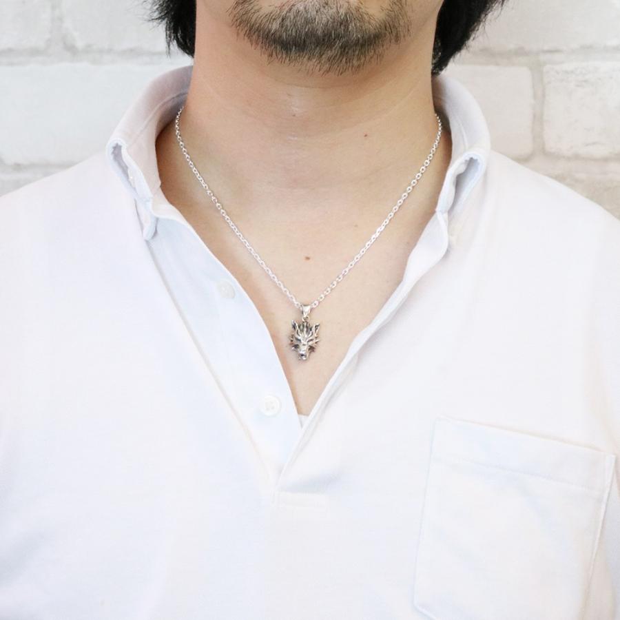 メンズ ネックレス ウルフ ヘッド 狼 オオカミ 頭部 顔 フェイス メンズ ネックレス ウルフ ヘッド 狼 オオカミ 頭部 顔 フェイス