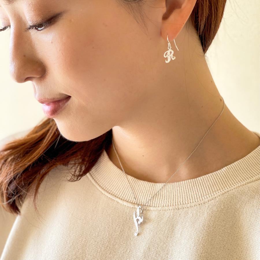 ネックレス シルバー925 イニシャル ハワイアンジュエリー アルファベット 名前 Tr 4 1942 アクセサリーショップ Piena 通販 Yahoo ショッピング