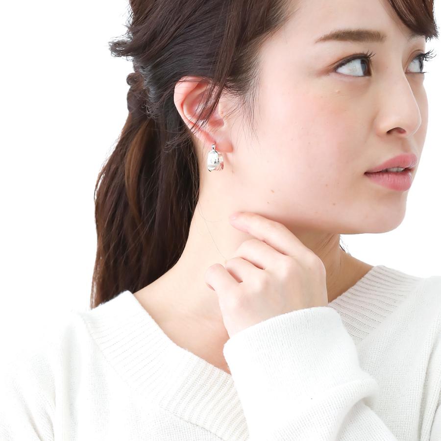 12サイズ　21mm フープピアス　シルバー925 Amazon | [Puente] シルバー925 フープピアス 14mm ゴールド