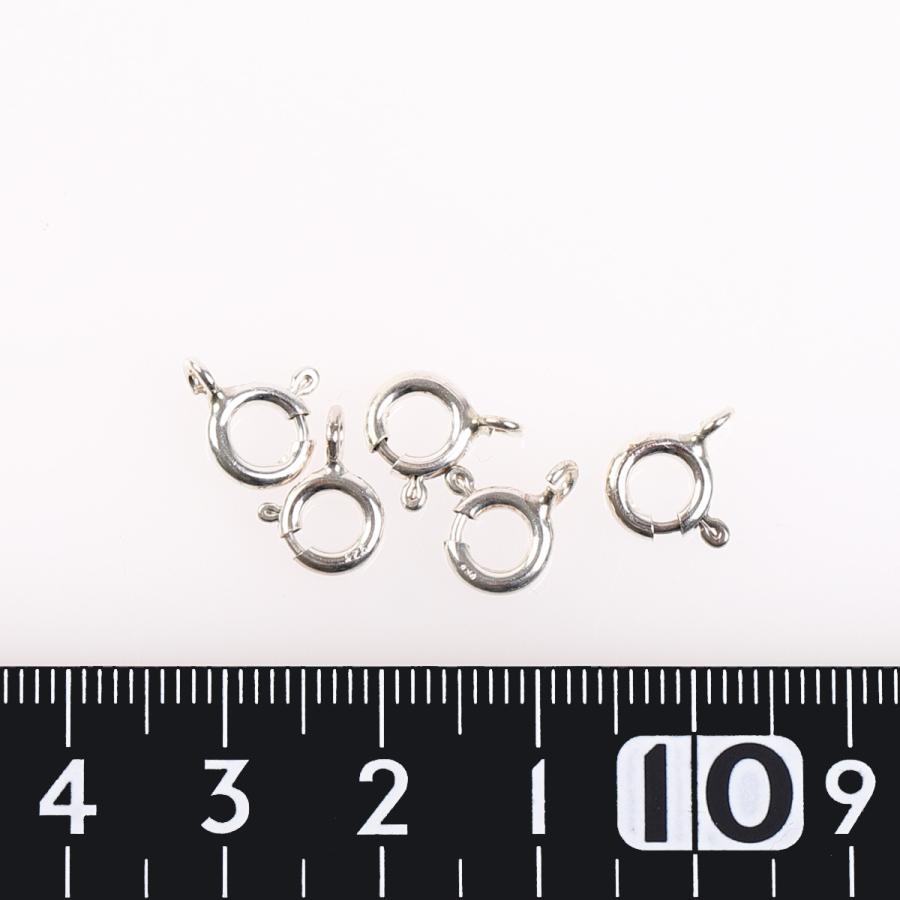 引き輪 シルバー925製 パーツ 5個セット 7.5mm ヒキワ シルバー 留め具