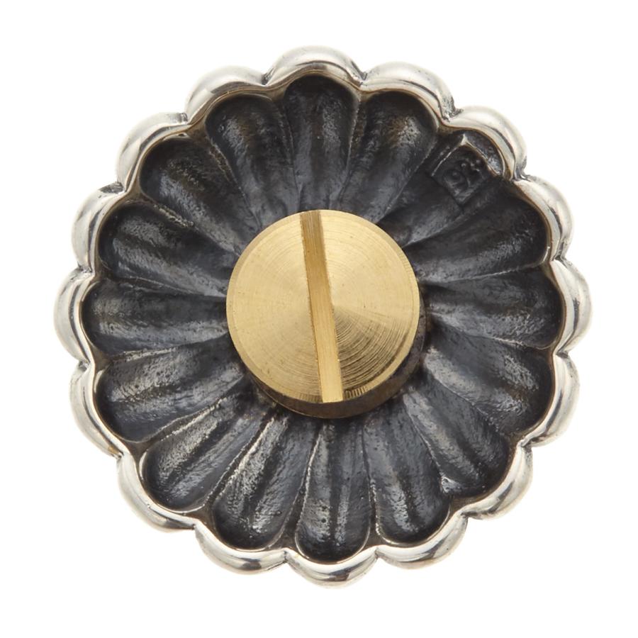 コンチョ 練りターコイズ インディアン ネジ式 ループ式