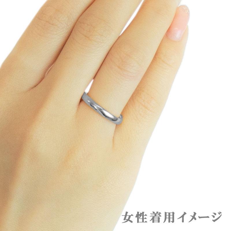 ペアリング シルバー925 プラチナ仕上げ マリッジリング 結婚指輪 甲丸 ツヤ有り 沖縄製 レディース メンズ 爆買の画像