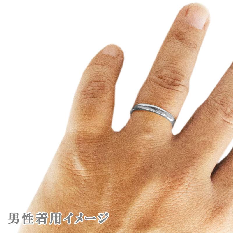 ペアリング シルバー925 プラチナ仕上げ マリッジリング 結婚指輪 甲丸 ツヤ有り 沖縄製 レディース メンズ 爆買の画像