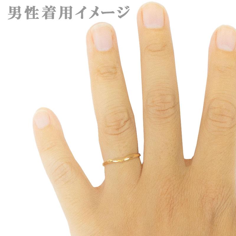 ペアリング シルバー925製 ダイヤモンド マリッジリング 結婚指輪 波 ウェーブ 甲丸 沖縄製 爆買の画像