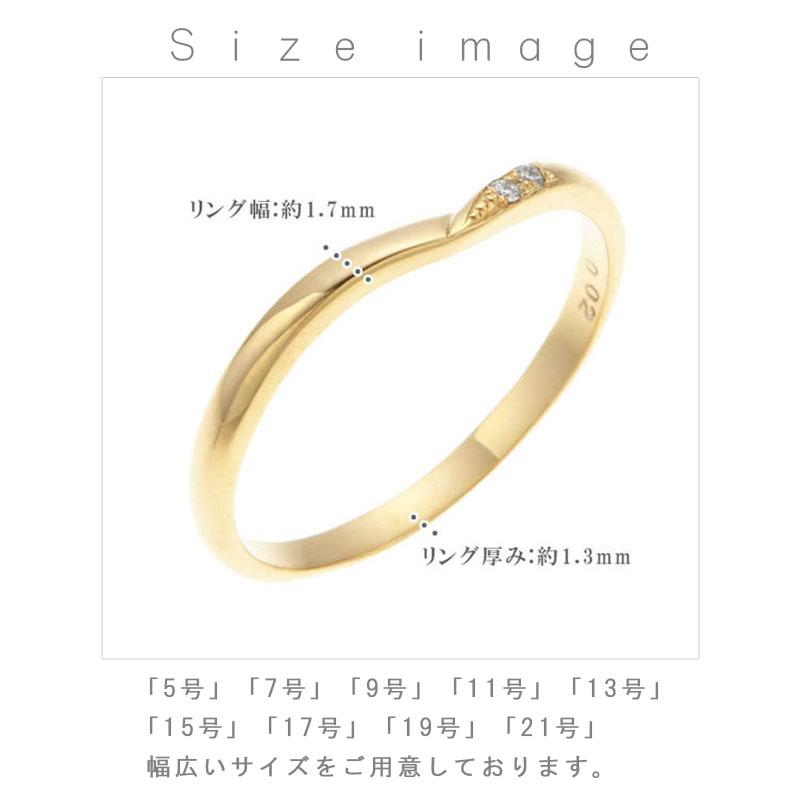 ペアリング シルバー925製 ダイヤモンド マリッジリング 結婚指輪 波 ウェーブ 甲丸 沖縄製 爆買の画像