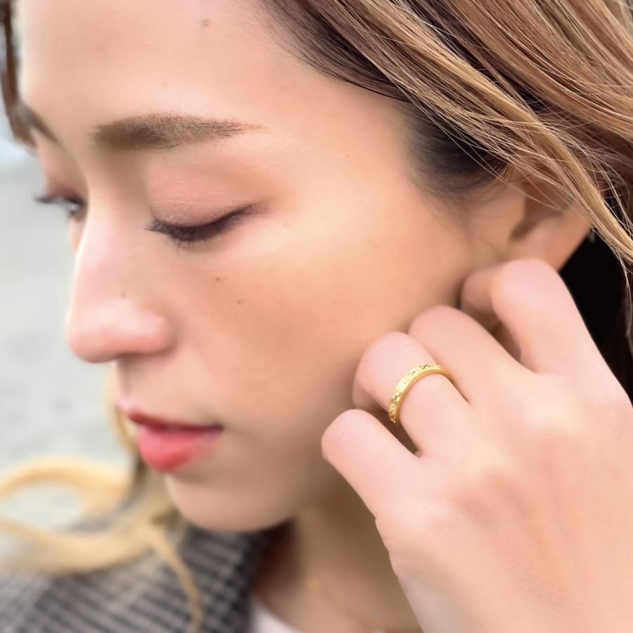 ペアリング シルバー925製 マリッジリング 結婚指輪 ミンサー柄 彫刻 細身 重ね付け 沖縄製 爆買の画像