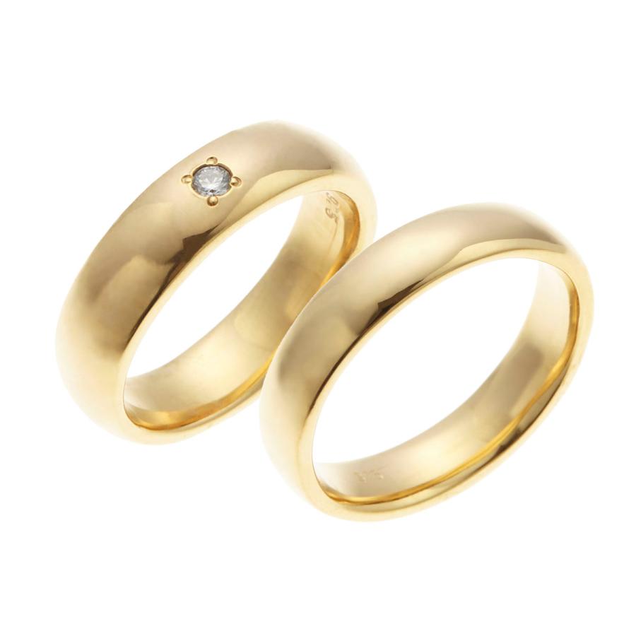 ペアリング シルバー925製 ダイヤモンド マリッジリング 結婚指輪 甲丸 ツヤ有り 太め 沖縄製 爆買の画像