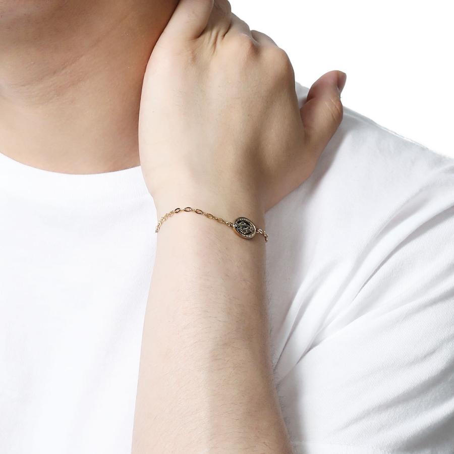 ブレスレット ダイヤモンド シルバー925 23金コーティング 聖母 ブレスレット ダイヤモンド シルバー925 23金コーティング 聖母