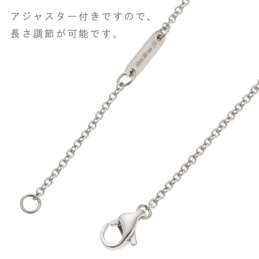 ペアネックレス Close to me サージカルステンレス ダイヤモンド ハート 逆さドロップ 爆買_13