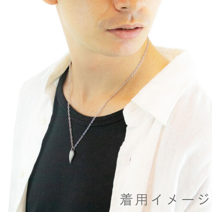 ペアネックレス Close to me サージカルステンレス ダイヤモンド ハート 逆さドロップ 爆買_8